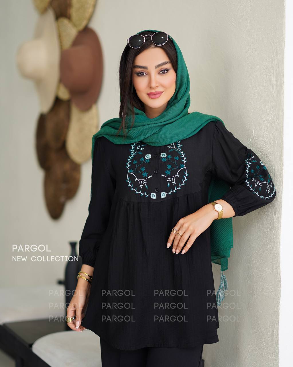 گلدوزی سبز 1